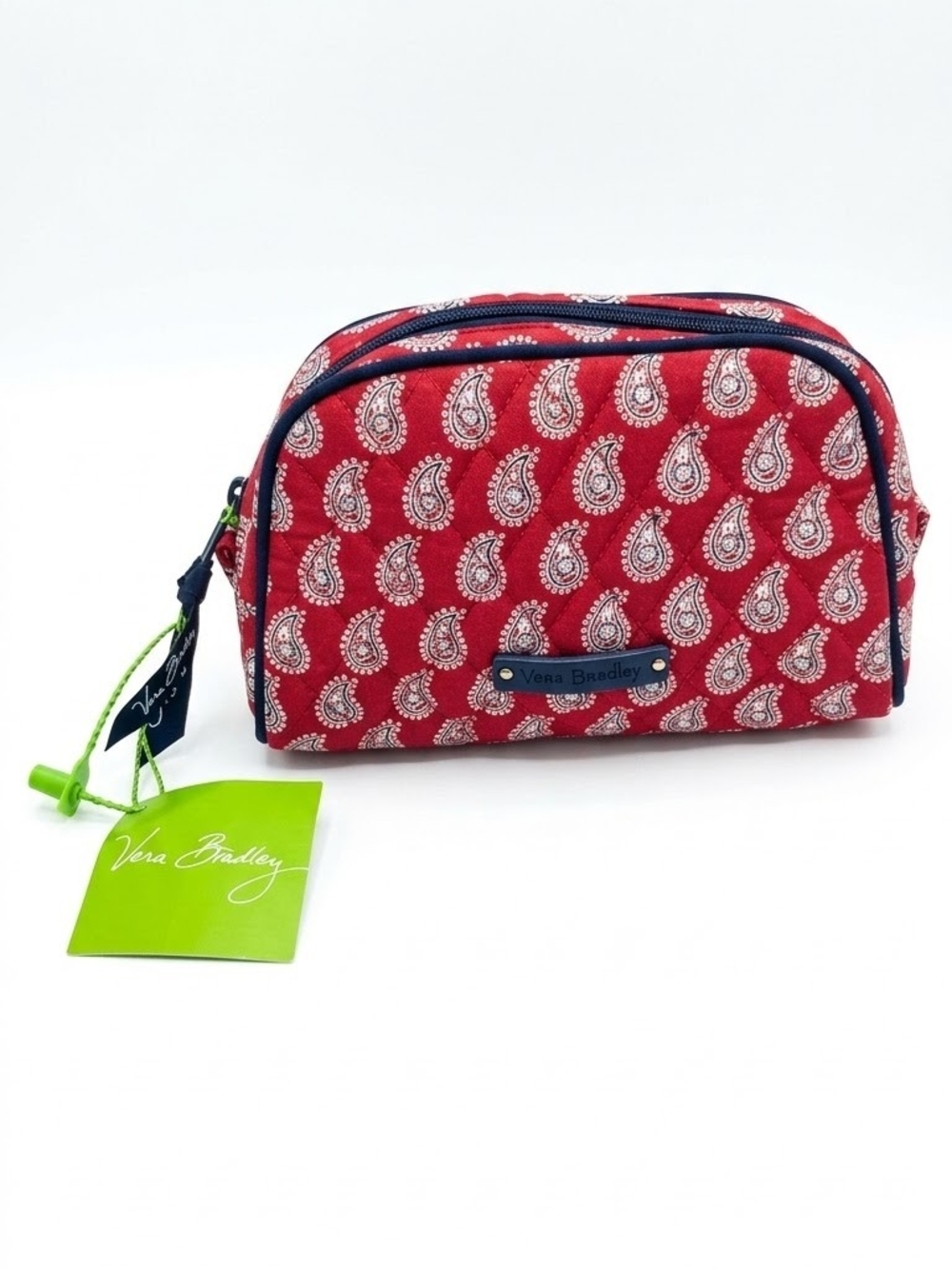 Quilted Vera Bradley cosmetic bag22